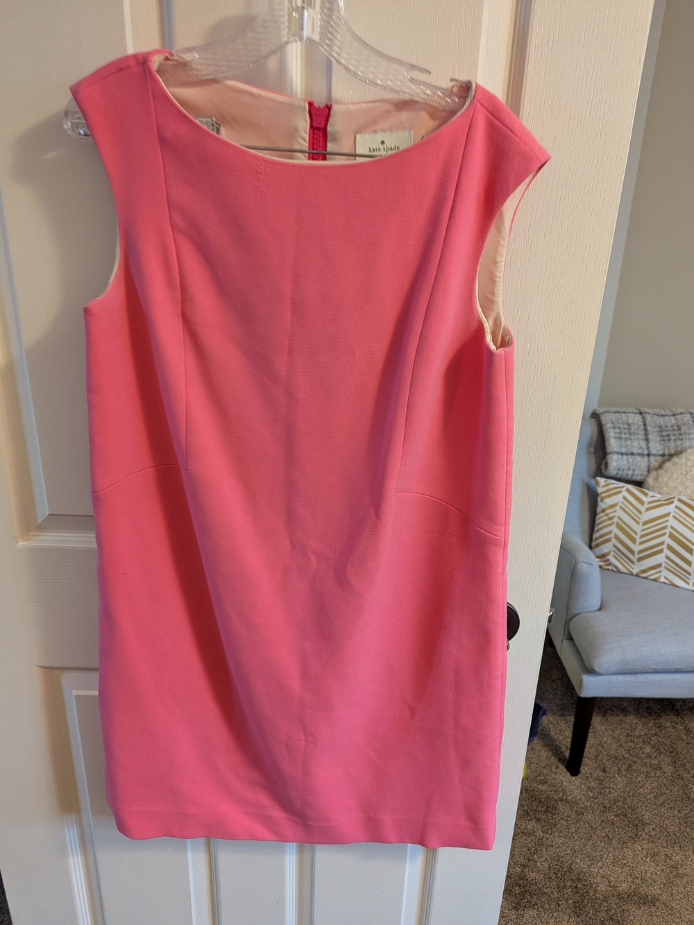 kate spade Bright Pink Cap-Sleeve Shift Dress